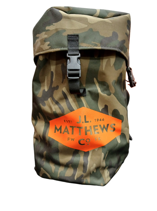 J.L. Matthews Camo Mini Back Pack Compact Storage Bag - 11BPM-C