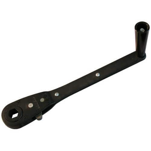 Lowell Model 115 Crank Handle Revolving Plastic Knob 3/4" Hex - 21-84712-4PLR
