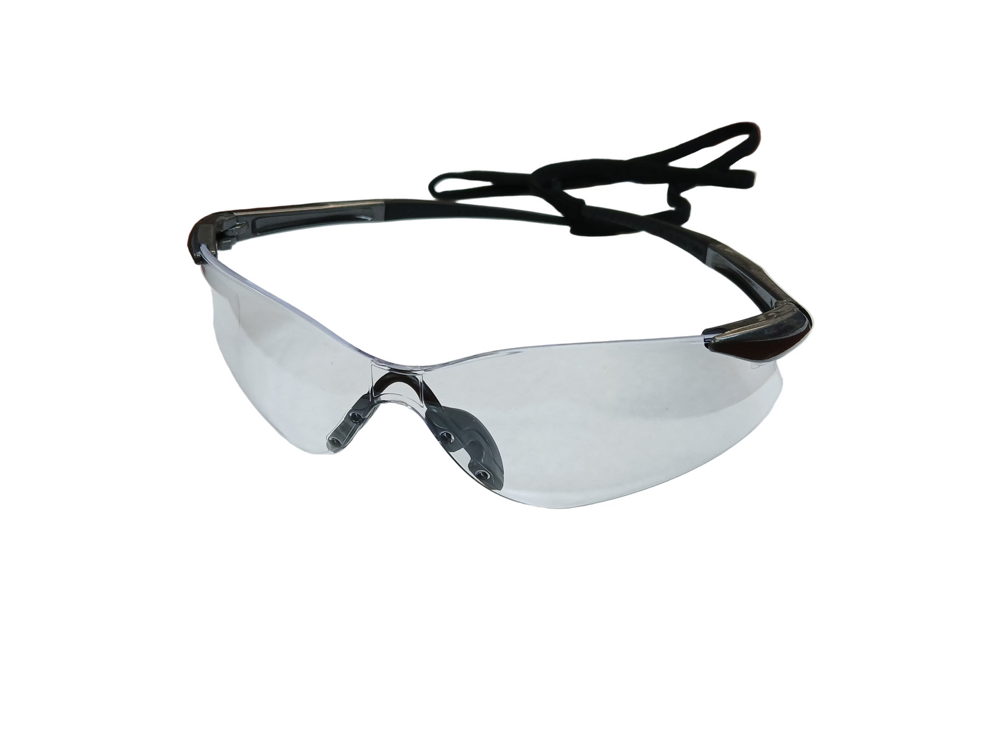 Nemesis Single Clear Lens Gunmetal Frame Safety Glasses- 30196091
