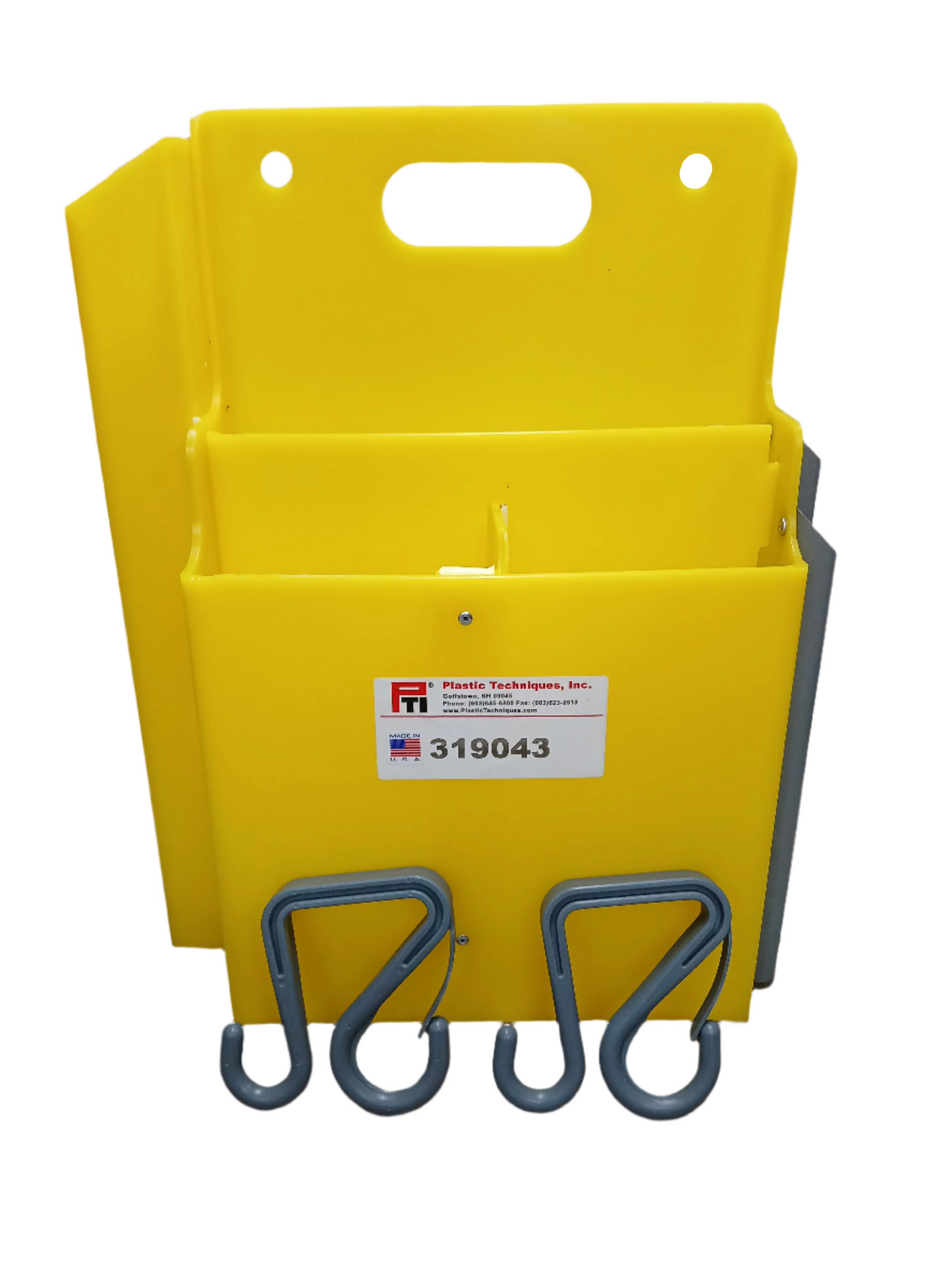 Plastic Technique Tool Holder with 4 Dividers & Hot Stick pocket - 319043