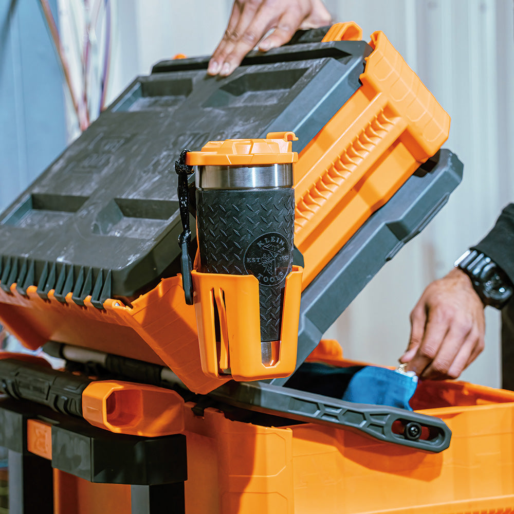 Klein Tools™ Cup Holder for Easy Rail Attachment