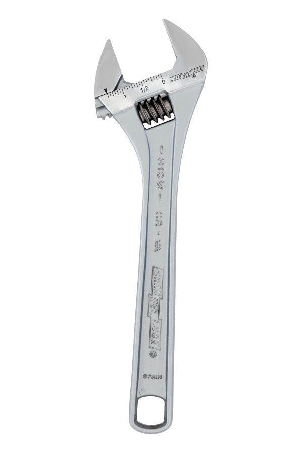 Channellock 10" Lineman Adjustable Wide Jaw Wrench - 810W
