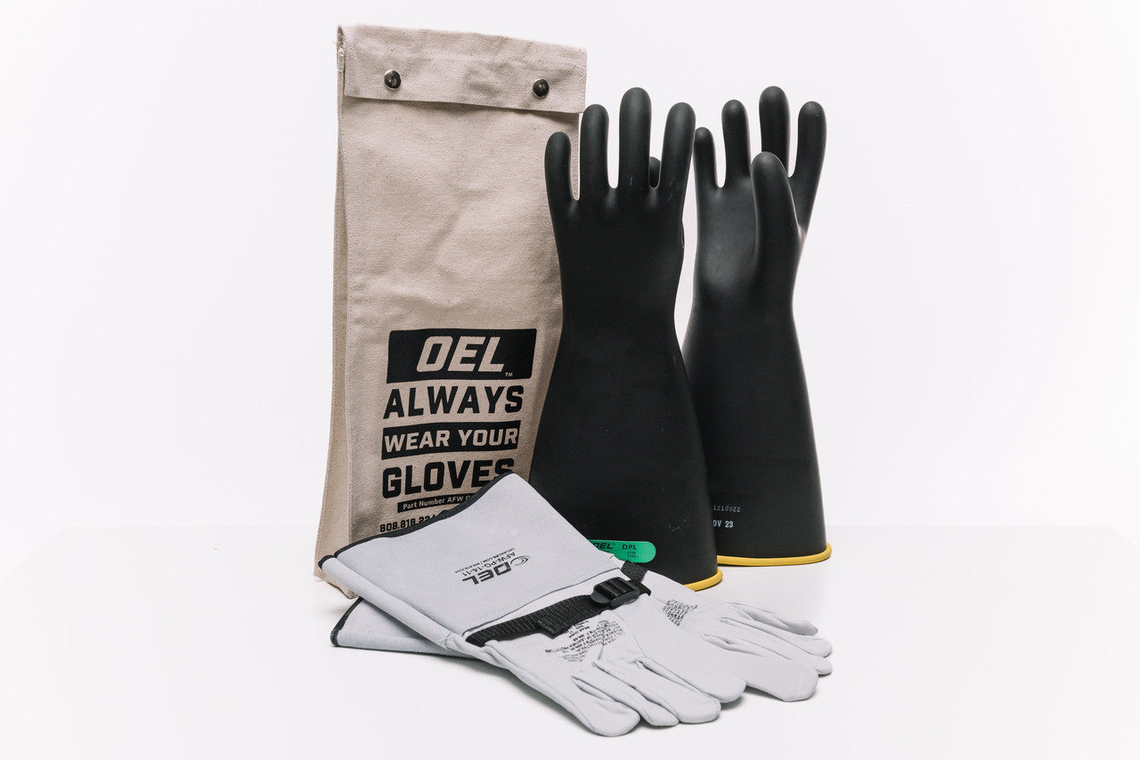 OEL Class 3 Rubber Glove Kit 16" - IRG-3-16-B
