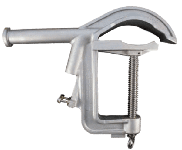 Travis Pattern 6" Aluminum Serrated C Clamp - TP6ACBT15SR-15GS