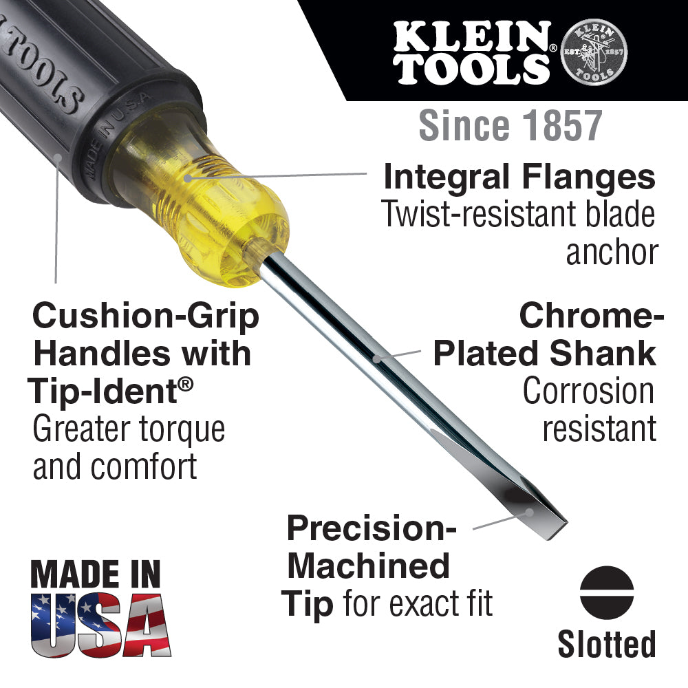 Klein 10'' Keystone Screwdriver - 602-10