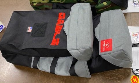 Glove & Sleeve Bag - Black & Grey