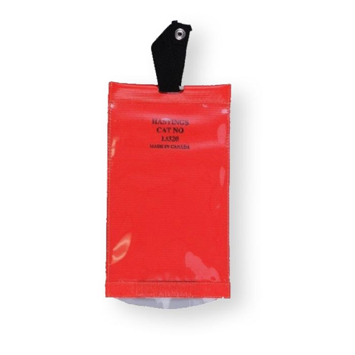 Hastings Weatherproof Hold Card Holder Vinyl Tag Case | 13320 | 5.50" W x 7.75" L | Red Vinyl with Velcro Closure | Nylon Strap | J.L. Matthews Hastings Weatherproof Hold Card Holder Vinyl Tag Case | 13320 | 5.50" W x 7.75" L | Red Vinyl with Velcro Closure | Nylon Strap | J.L. Matthews