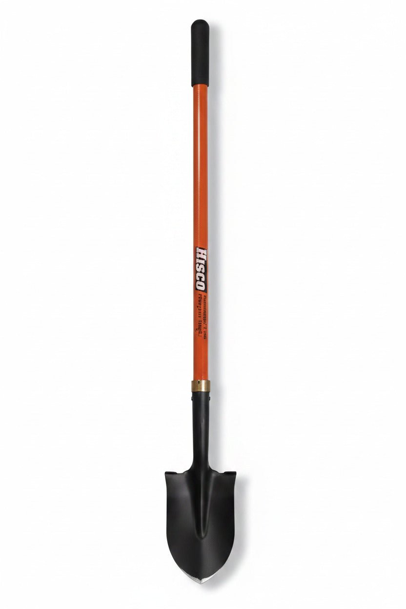 Hisco Fiberglass Handle 49" Shovel Drain Spade Tool- HISS16L