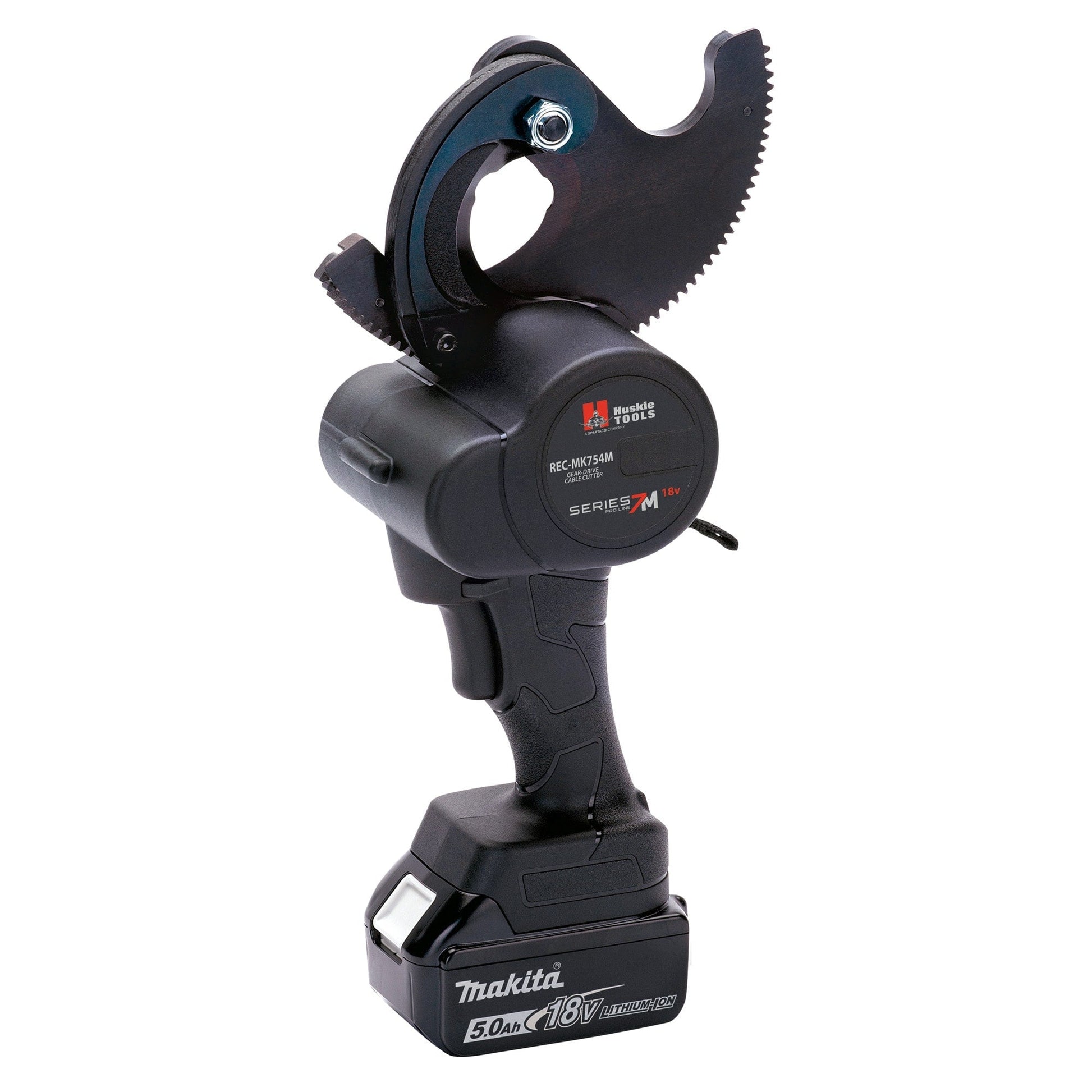 Huskie Tools Gear - Drive Cable Cutter (ACSR/AL/CU) with Milwaukee Battery - REC - RL754M - 1 - J.L. Matthews Co., Inc.