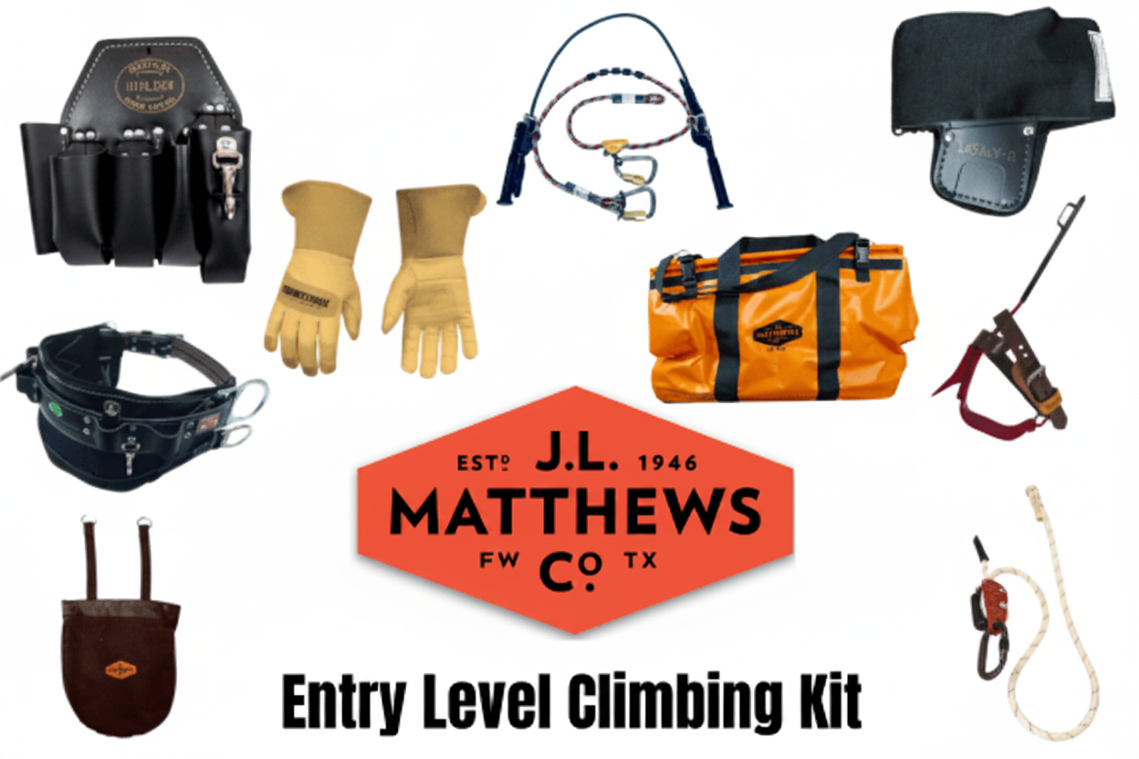 J. L. Matthews Entry Level Climbing Kit Linemen Tool Set