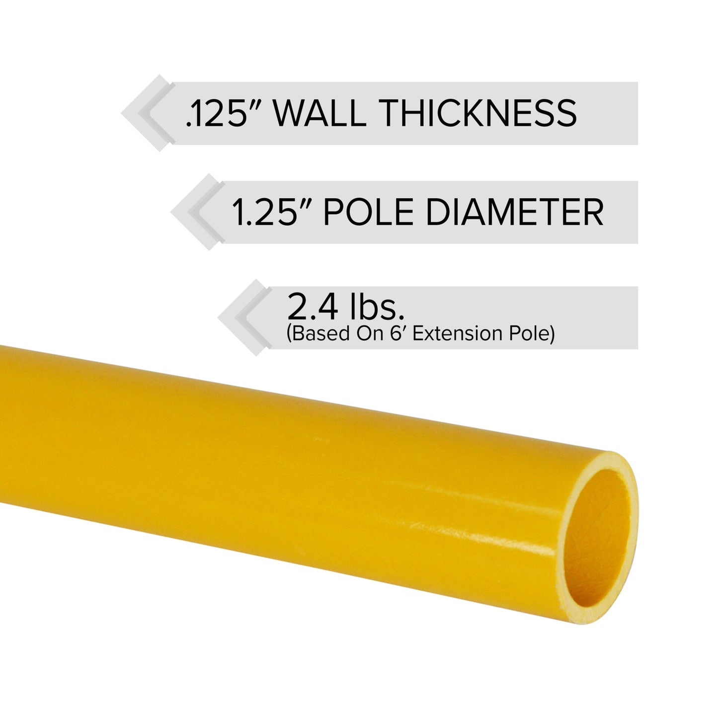 Jameson 10' Fiberglass Pruner Pole Tree Pruning Extension Pole - FG - 10 - J.L. Matthews Co., Inc.