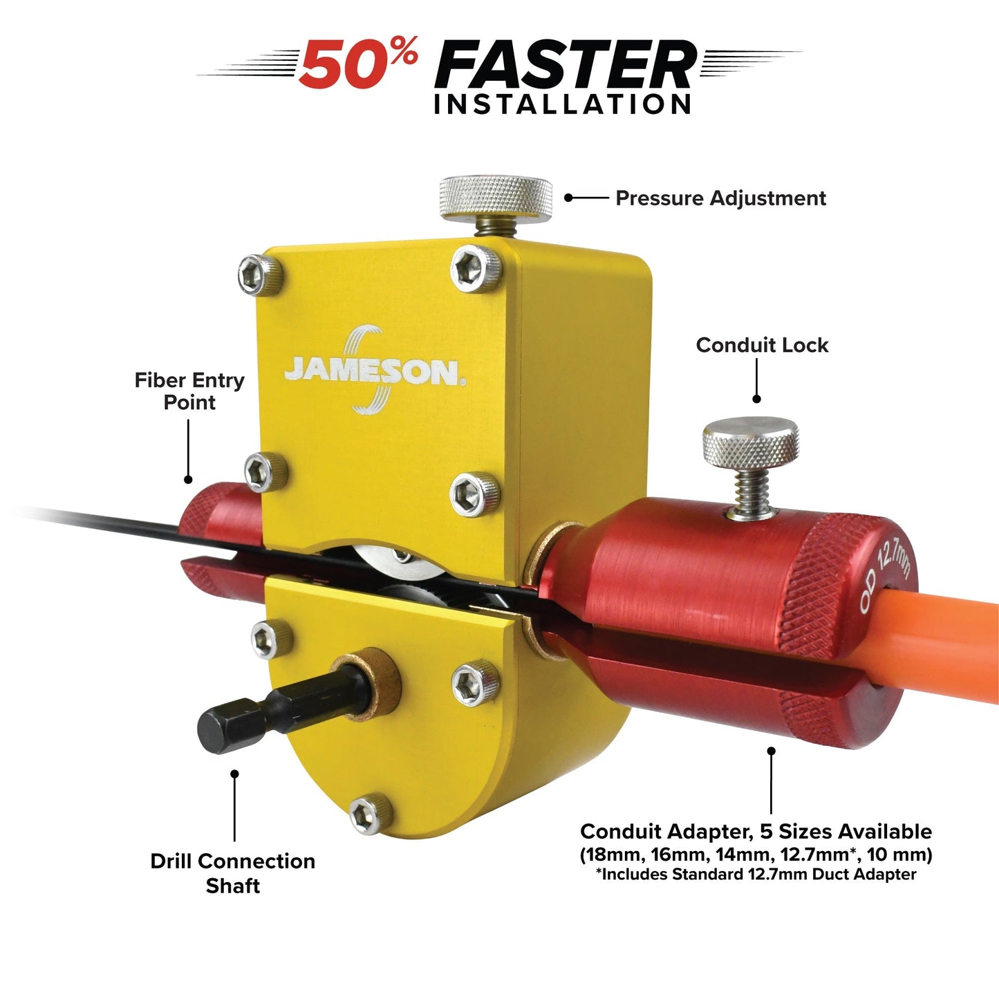 Jameson Flat Drop Fiber Driver