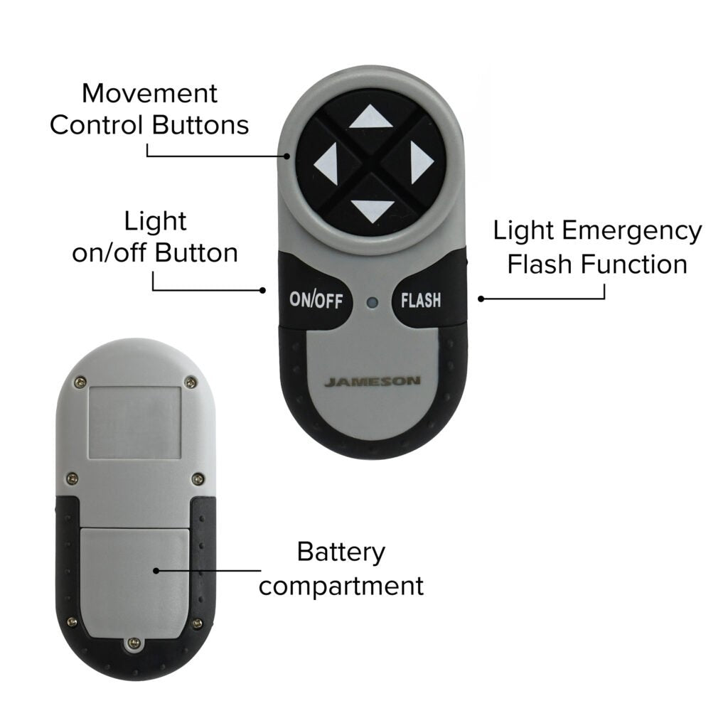 Jameson Truck Remote Control LED Worklamp - 31-RCSL1