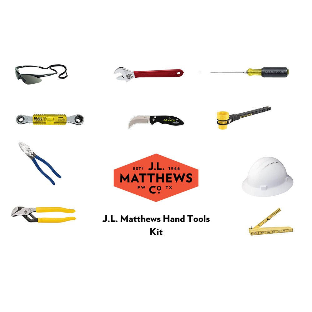 J.L. Matthews Linemen Hand Tools Kit Essential Climbing Kit
