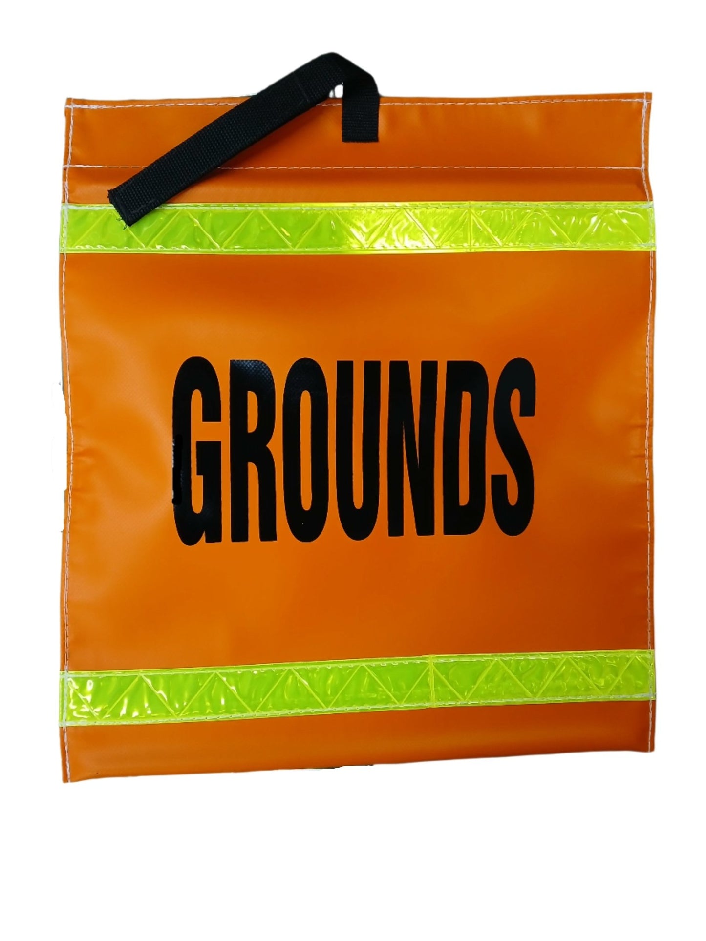 JLMCO Groung Flag Warning Placard W/2 Reflective Stripes - 13-528