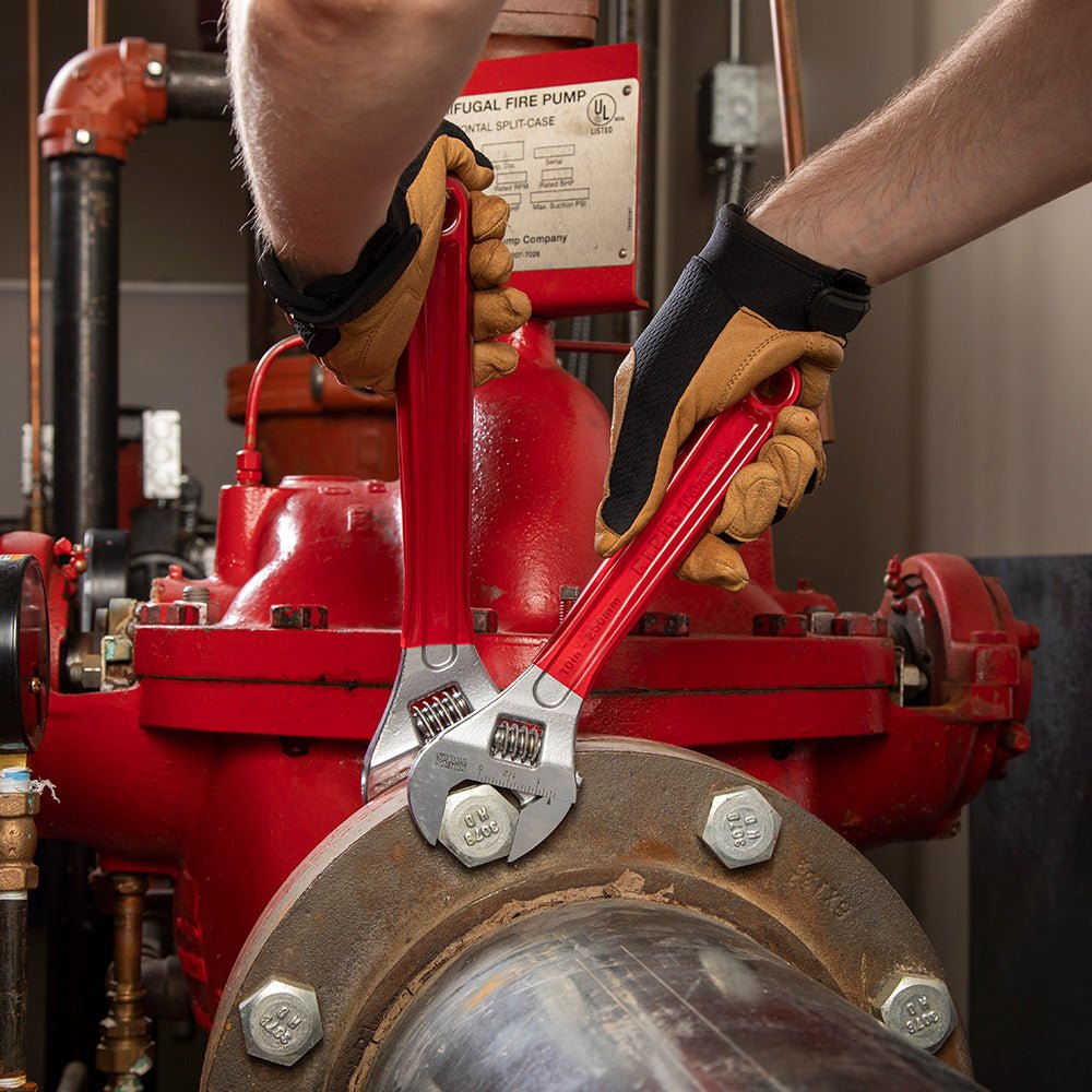 Klein 10" Contoured handle Adjustable Wrench