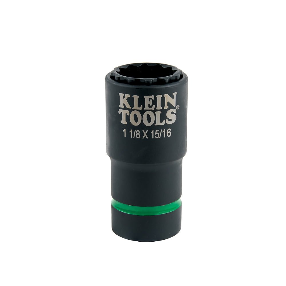 Klein 2 - in - 1 Impact 12 - Point Socket - 66016 - Sockets