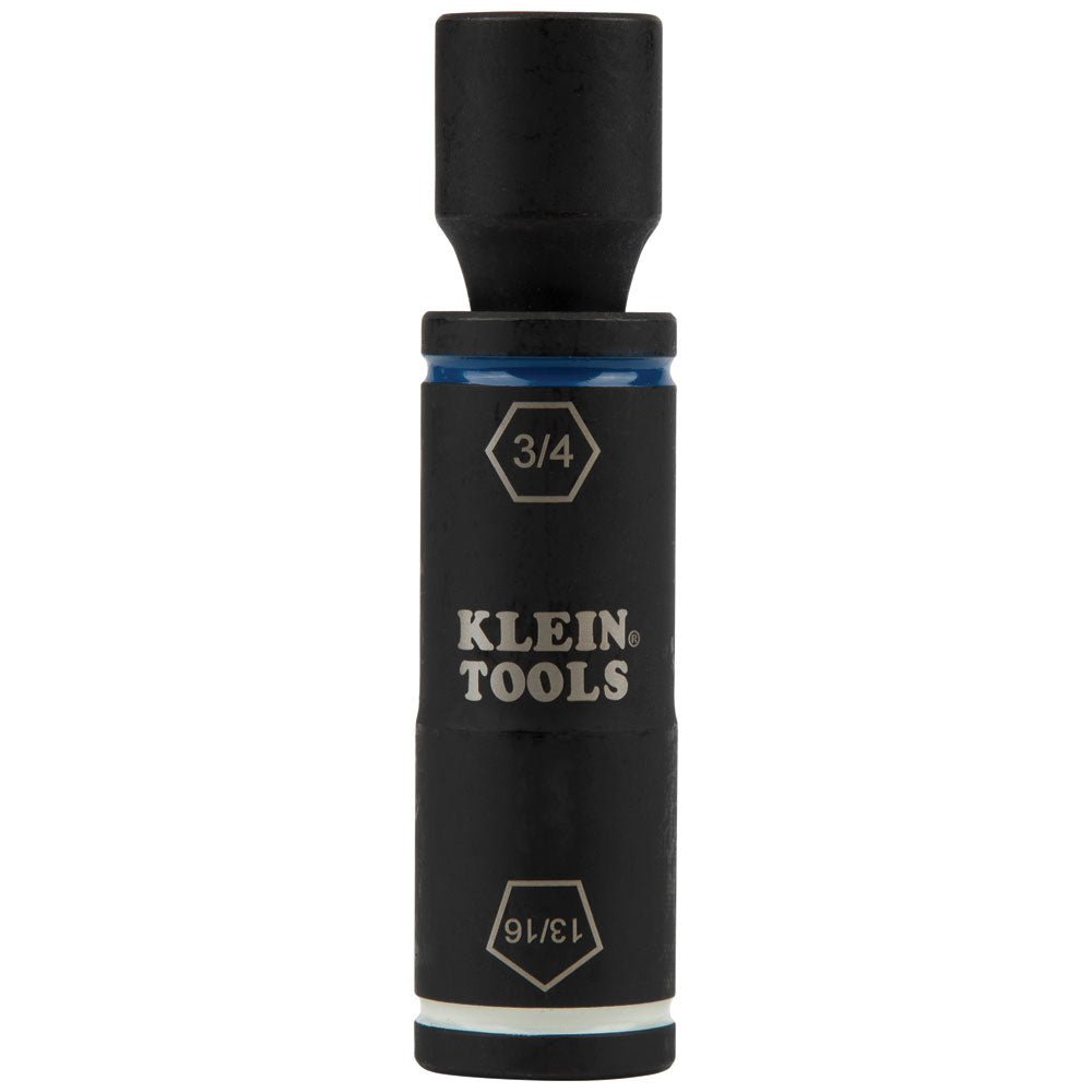 Klein 2 - in - 1 Penta Socket Hex Flip Socket with Adapter - 66080 - J.L. Matthews Co., Inc.
