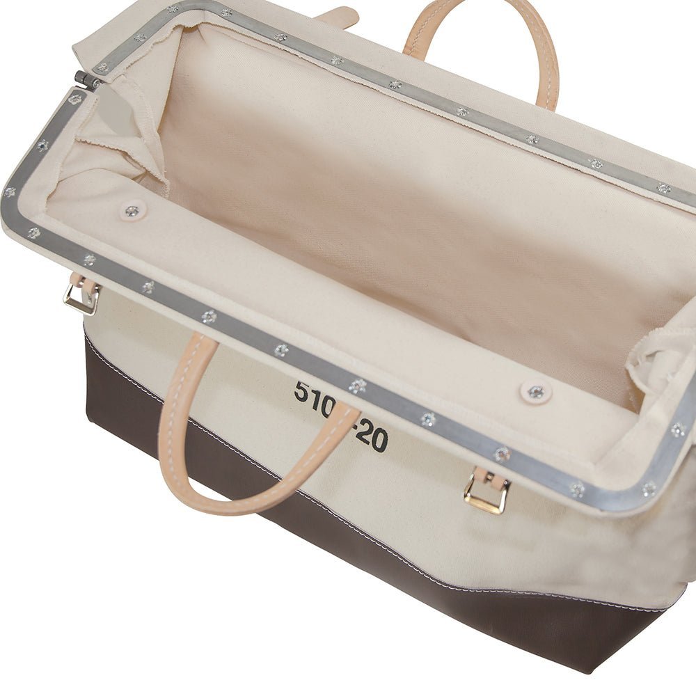 Klein 20'' Canvas Tool Bag Linemen Heavy - duty Tool Storage - 5102 - 20 - J.L. Matthews Co., Inc.