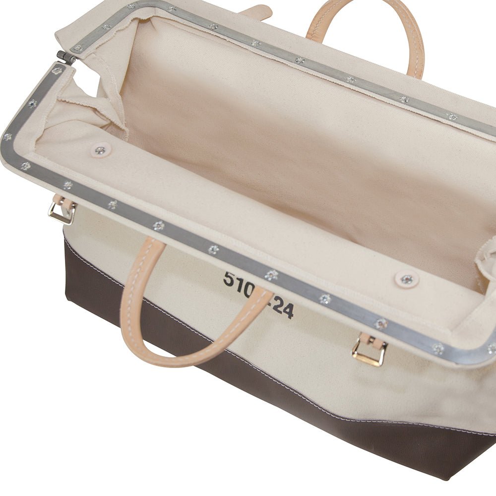 Klein 24'' Canvas Tool Bag Linemen Tool Storage Organizer - 5102 - 24 - J.L. Matthews Co., Inc.