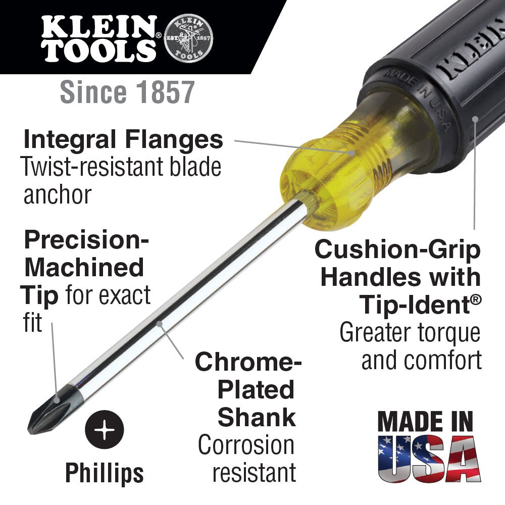 Klein #3 Phillips Screwdriver - 603-6