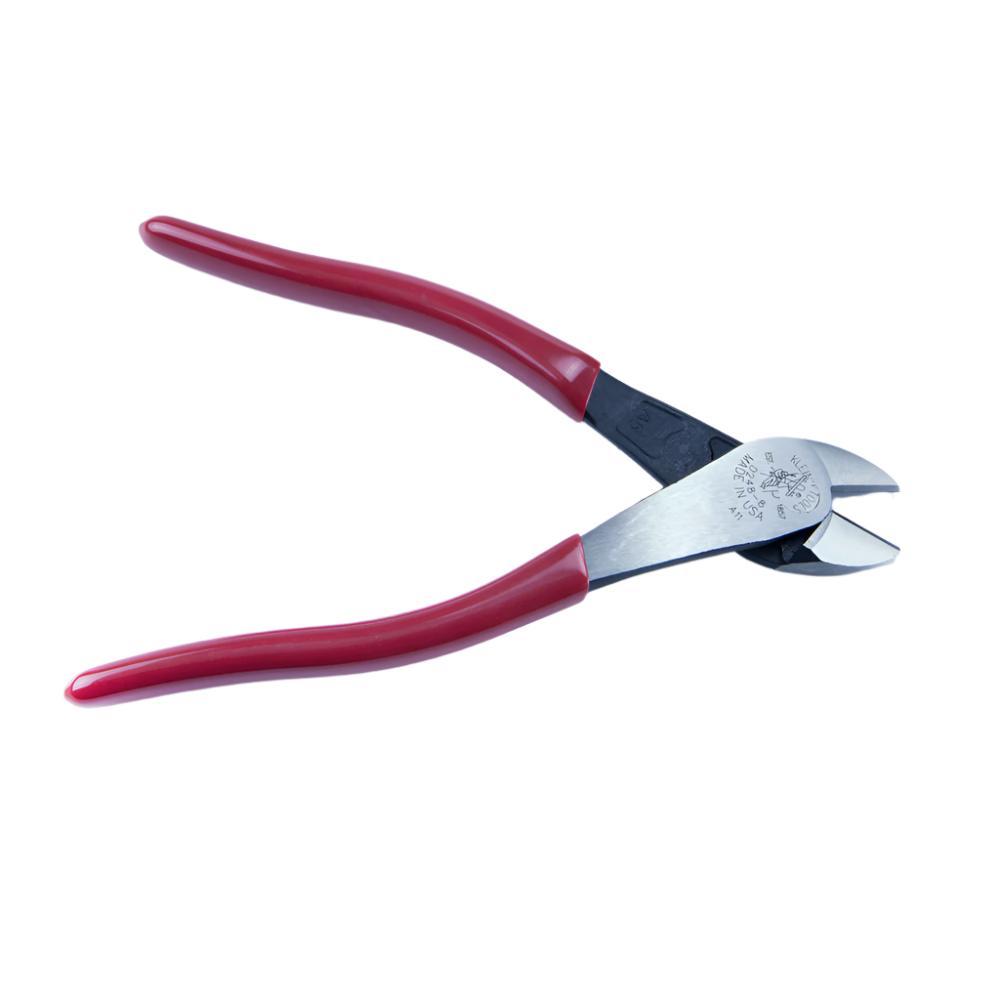 Klein 8" Diagonal Pliers Angled Head Cutting Pliers - D248 - 8 - INS - J.L. Matthews Co., Inc.