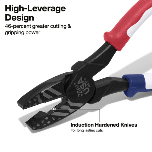 Klein 9" Plier Journeyman Lineman’s Pliers - J20009NE250