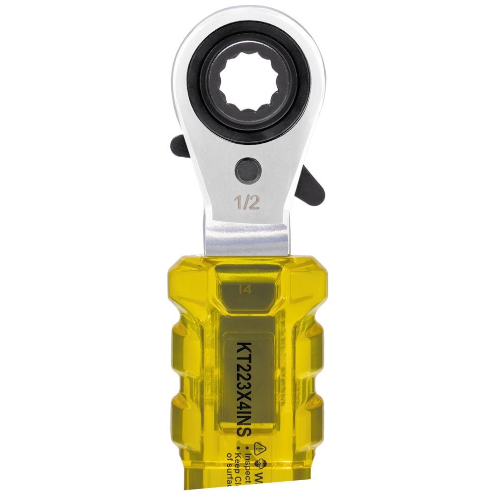 Klein Lineman's Insulating 4-in-1 Box Wrench 1/2-Inch