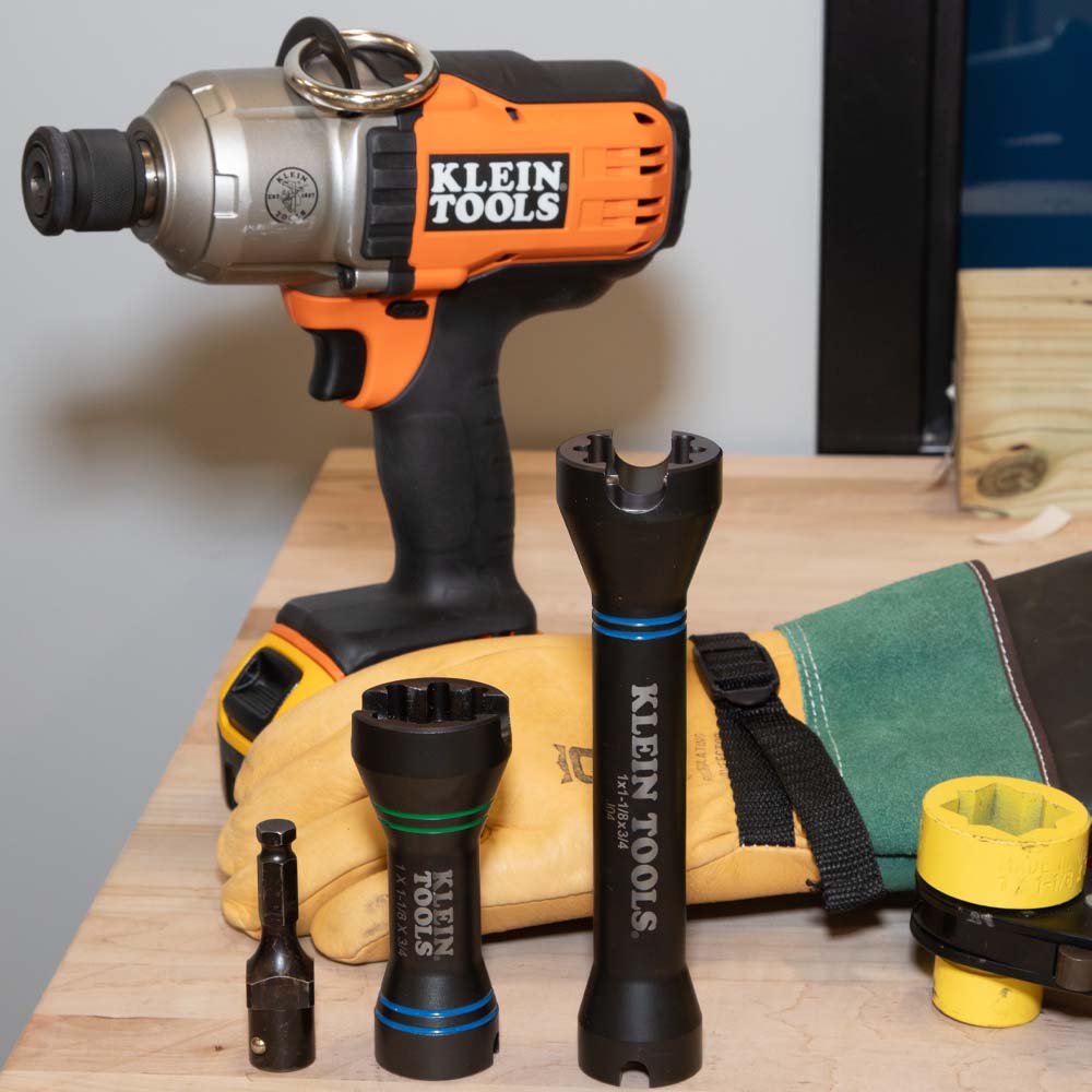 Klein Mini Impact Socket 5 - in - 1 Linemen Net Runner NRHDM - J.L. Matthews Co., Inc.