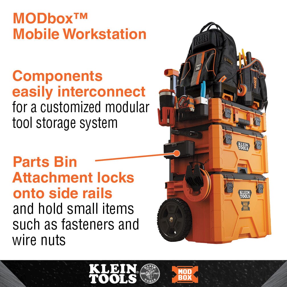 Klein MODbox™ Parts Bin Rail Attachment - 54815MB - J.L. Matthews Co., Inc.