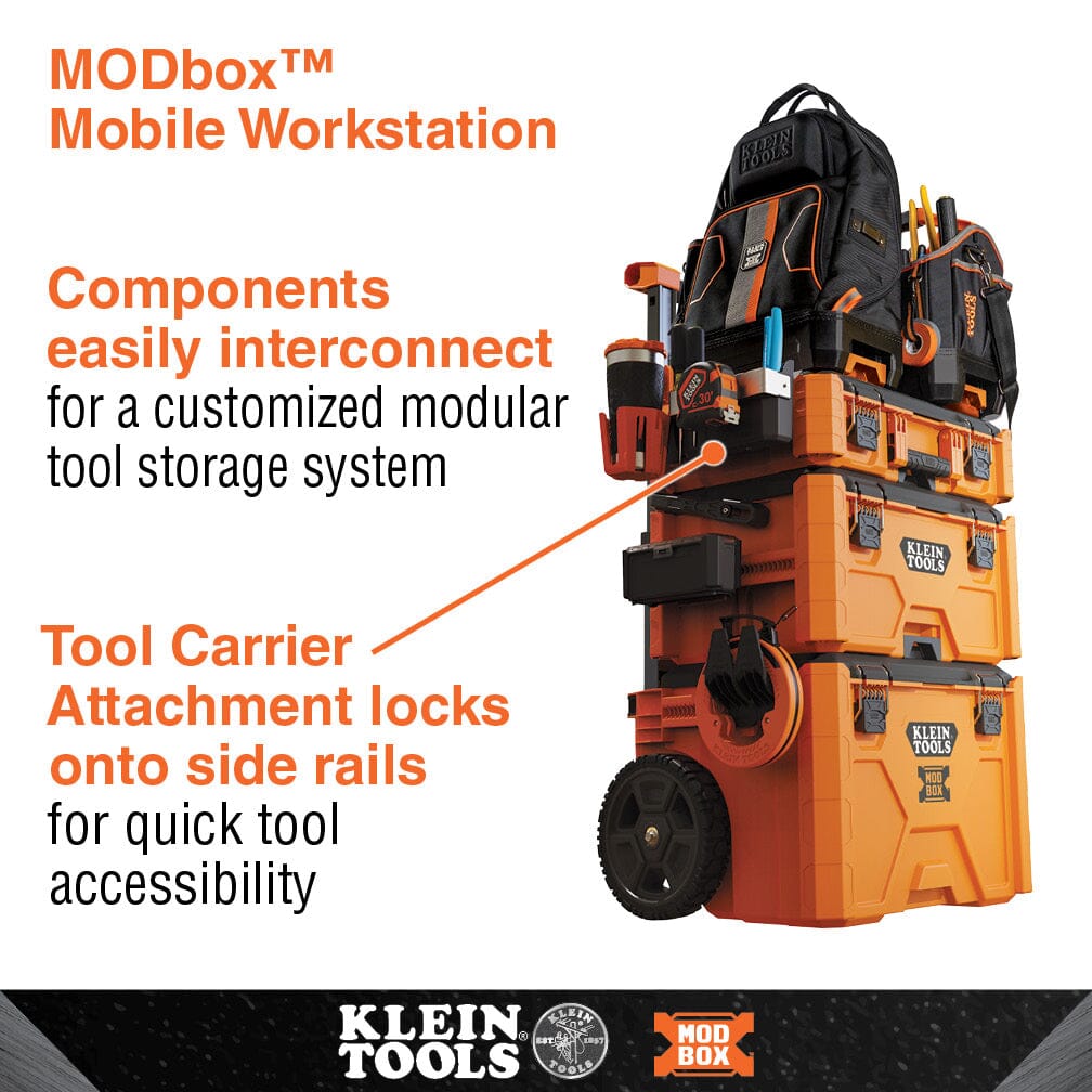 Klein MODbox™ Tool Carrier Rail Attachment - 54814MB - J.L. Matthews Co., Inc.