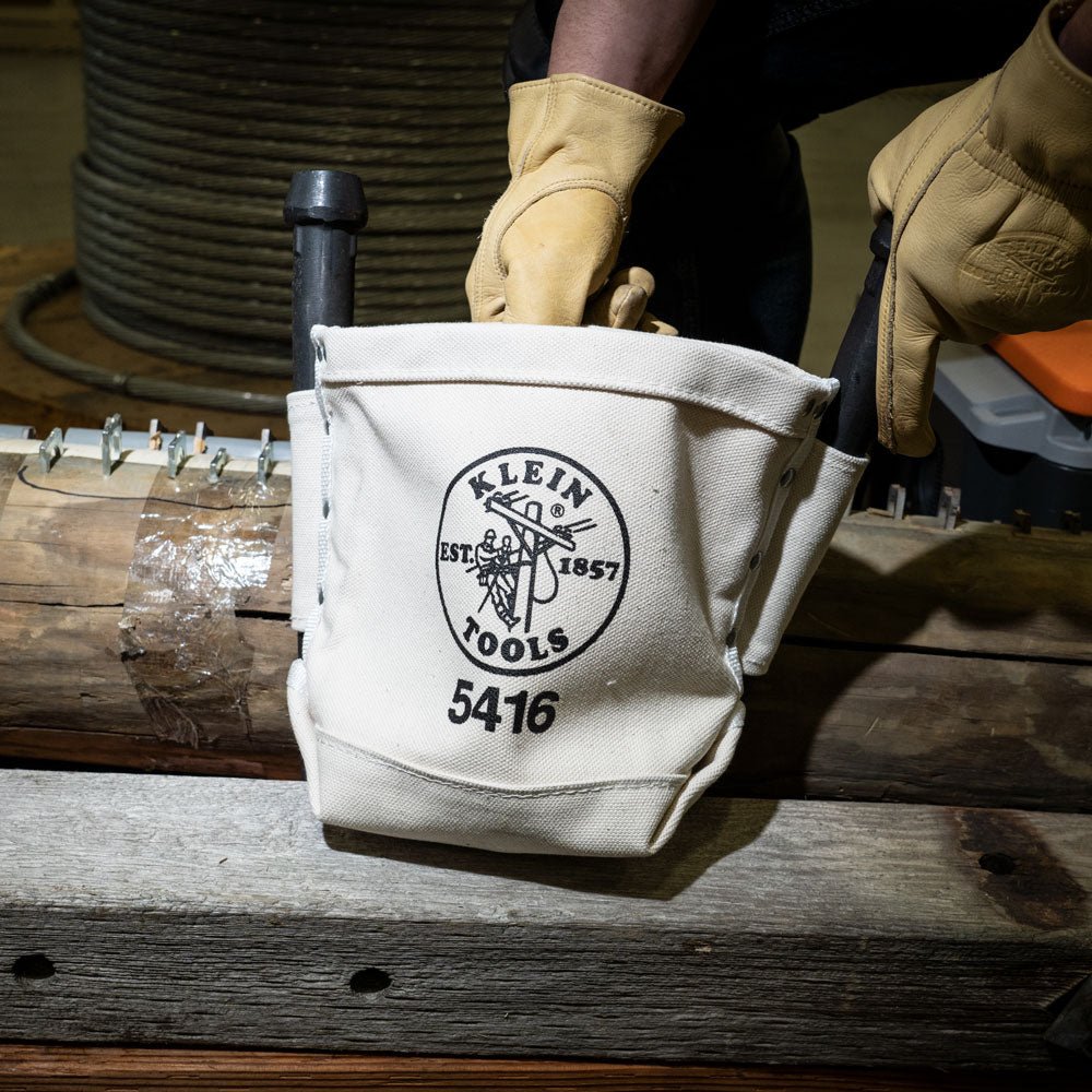 Klein Tool Bag, Bull - Pin and Bolt Pouch, Belt Strap Connect - 5416 - Bags