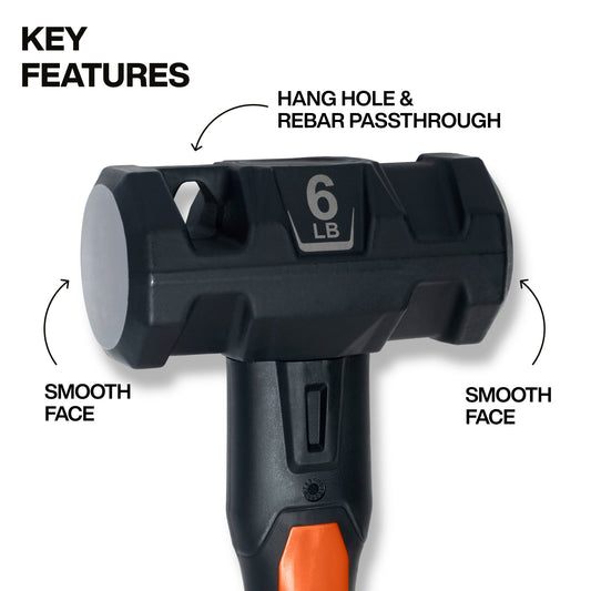 Klein Tools 6lb Fiberglass Handle Hammer - H80626 - Hammers