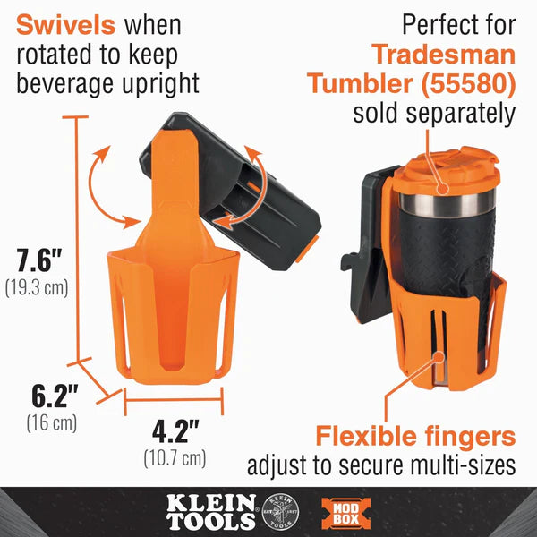 Klein Cup holder w/swivels
