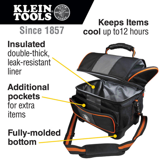 Klein Tradesman Pro Soft Lunch Cooler Insulated Food Bag 55601