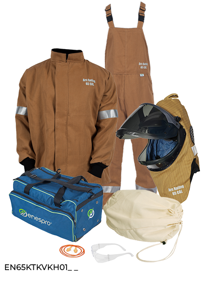 NSA Enespro® 65 cal Arc Flash Kit with Lift Front Hood - EN65KTKVKH01