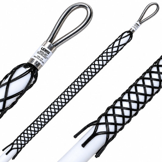 Lewis Ouchless Cable Pulling Grip Dual Eye Fiber Puller Grips