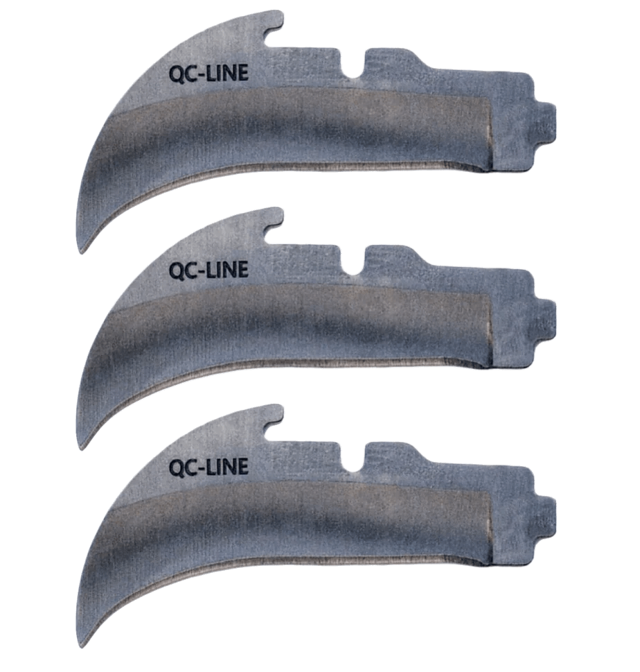 Madi 3pc Pointed Blade Lockback Blunted Blade Set LB-QC3PK-1P