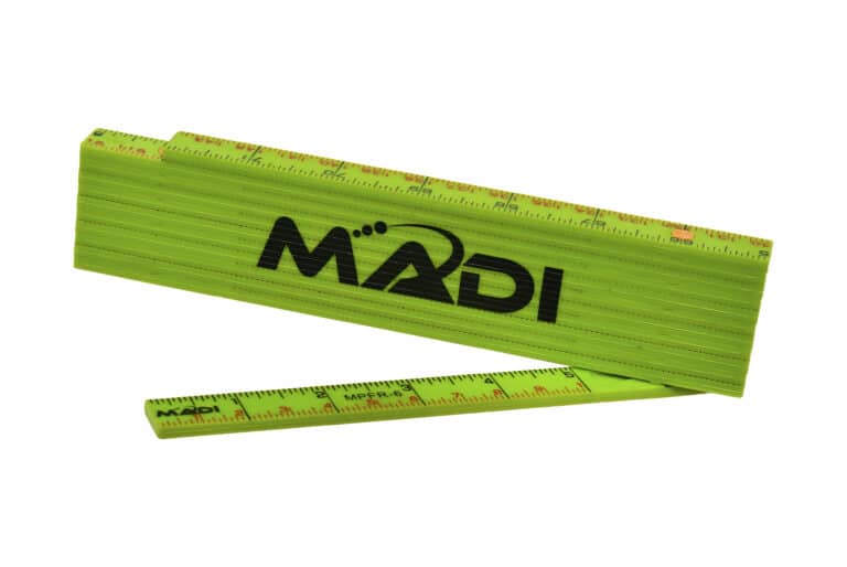 Madi 6' Fiberglass Folding Ruler Center-Point Measuring Scale - MPFR-6