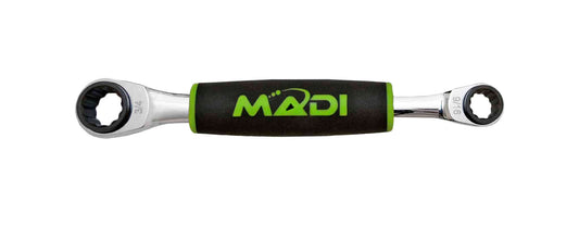 MADI Insulated Ratcheting Speed Wrench 2-in-1 Penta Wrenches - RW2