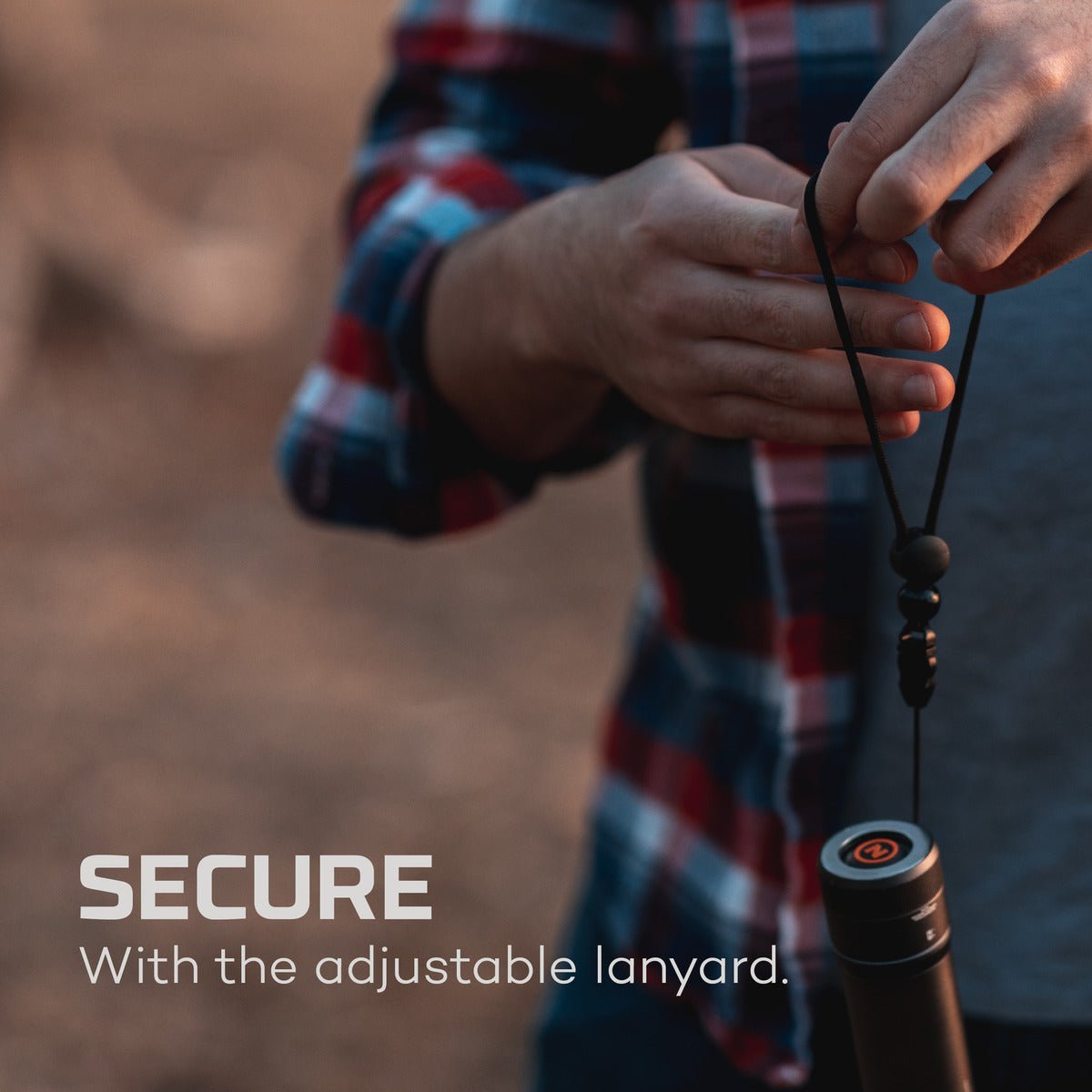 NEBO Newton 500 Lumen Flashlight w/Adjustable Lanyard