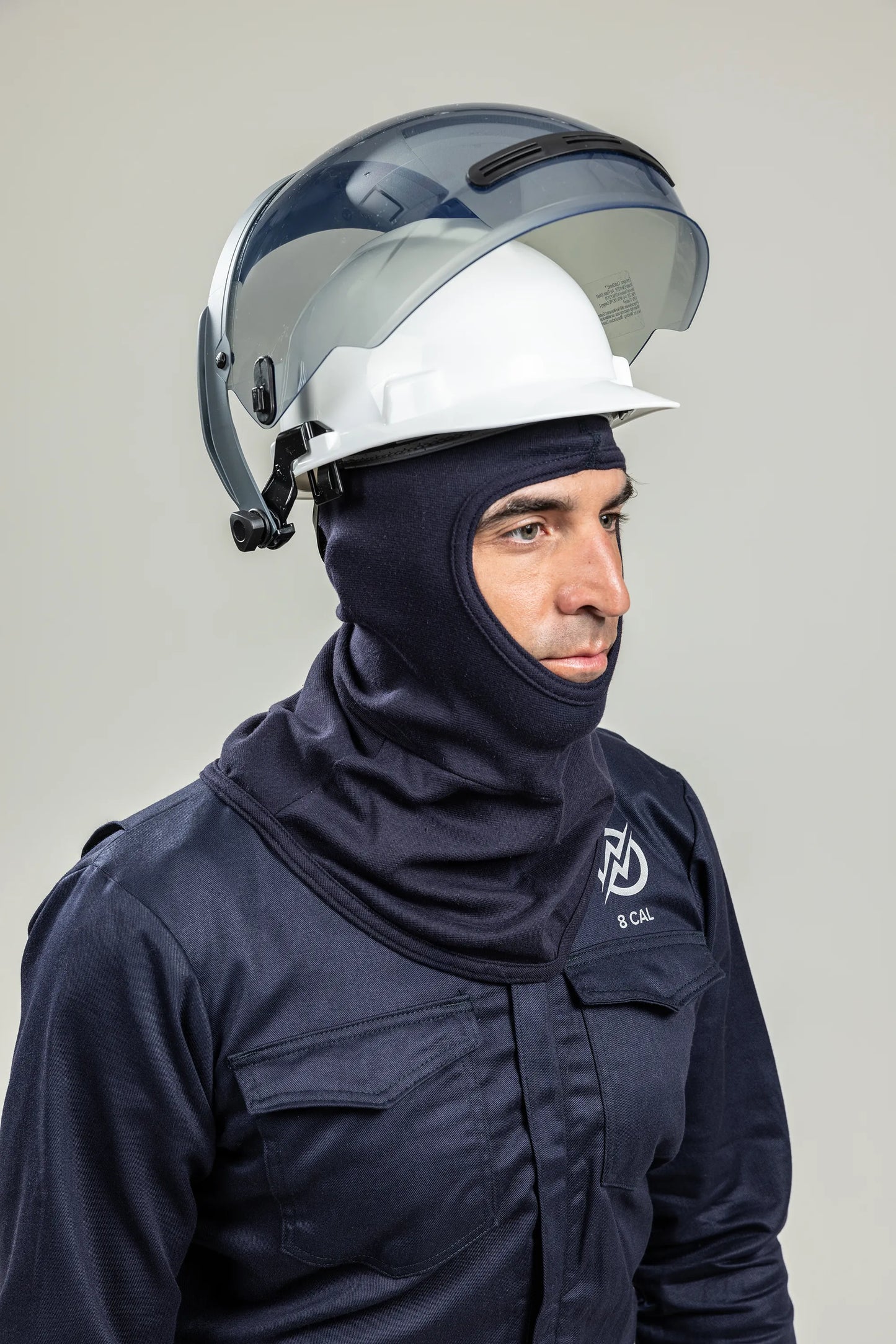 NSA Enespro® 12 cal Hover XTR™ Series Faceshield with Hard Hat - ENH12TRHAT