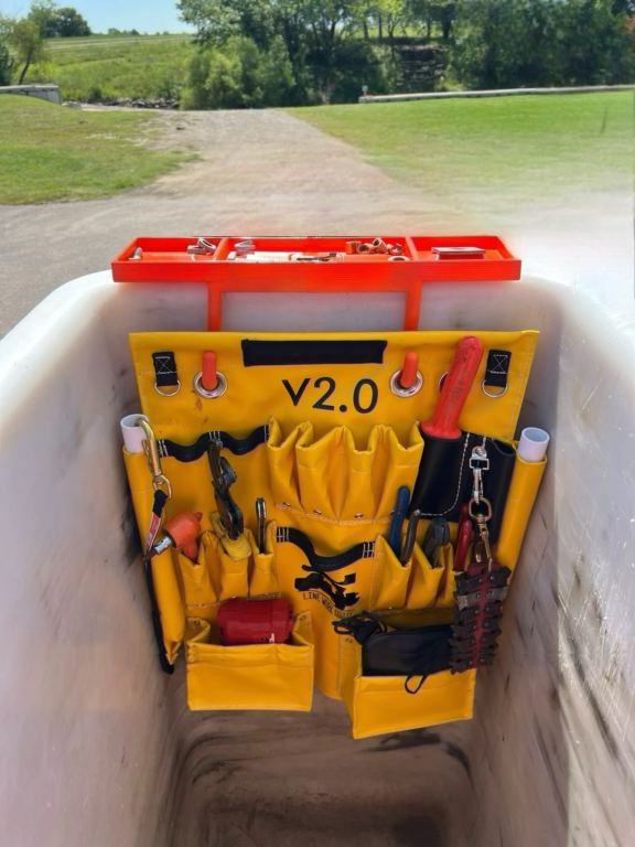 PRE - ORDER - Line Work Bucket Flat Rack Tool Tray - 1028 - Buckets