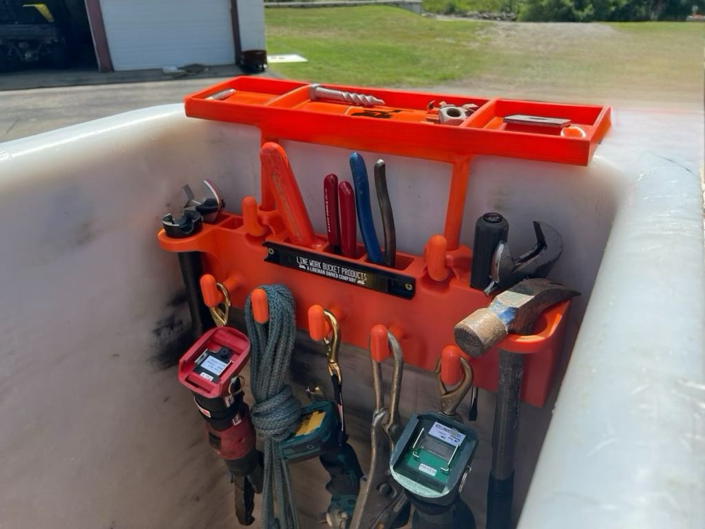 PRE - ORDER - Line Work Bucket Flat Rack Tool Tray - 1028 - Buckets