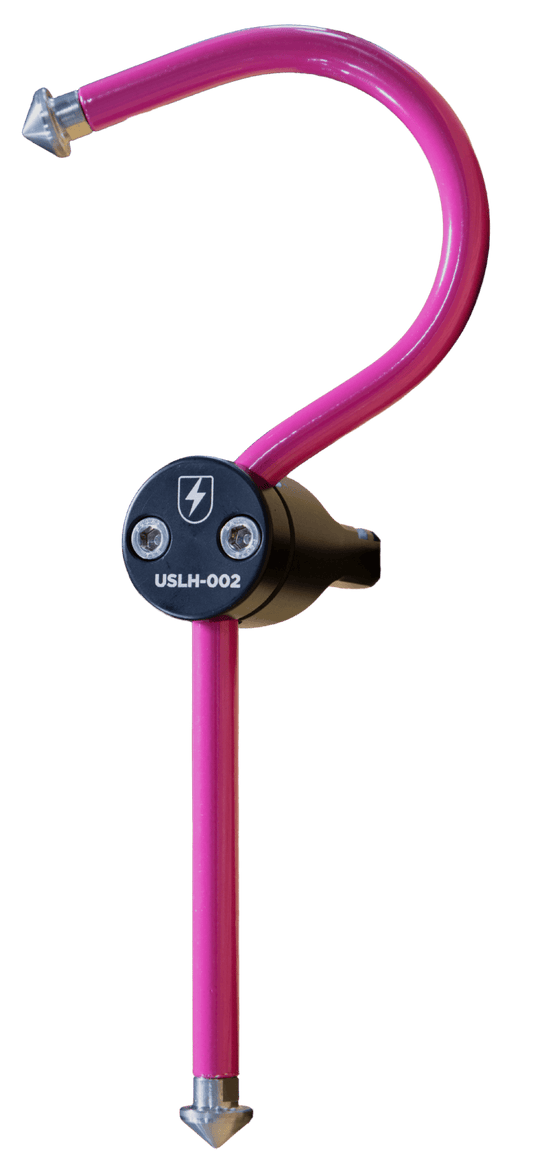 PRE-ORDER Utility Solutions Pink Longhorn Probe — Hi-Vis Hot Stick Attachment - USLH - Hot Sticks-J.L. Matthews Co., Inc.