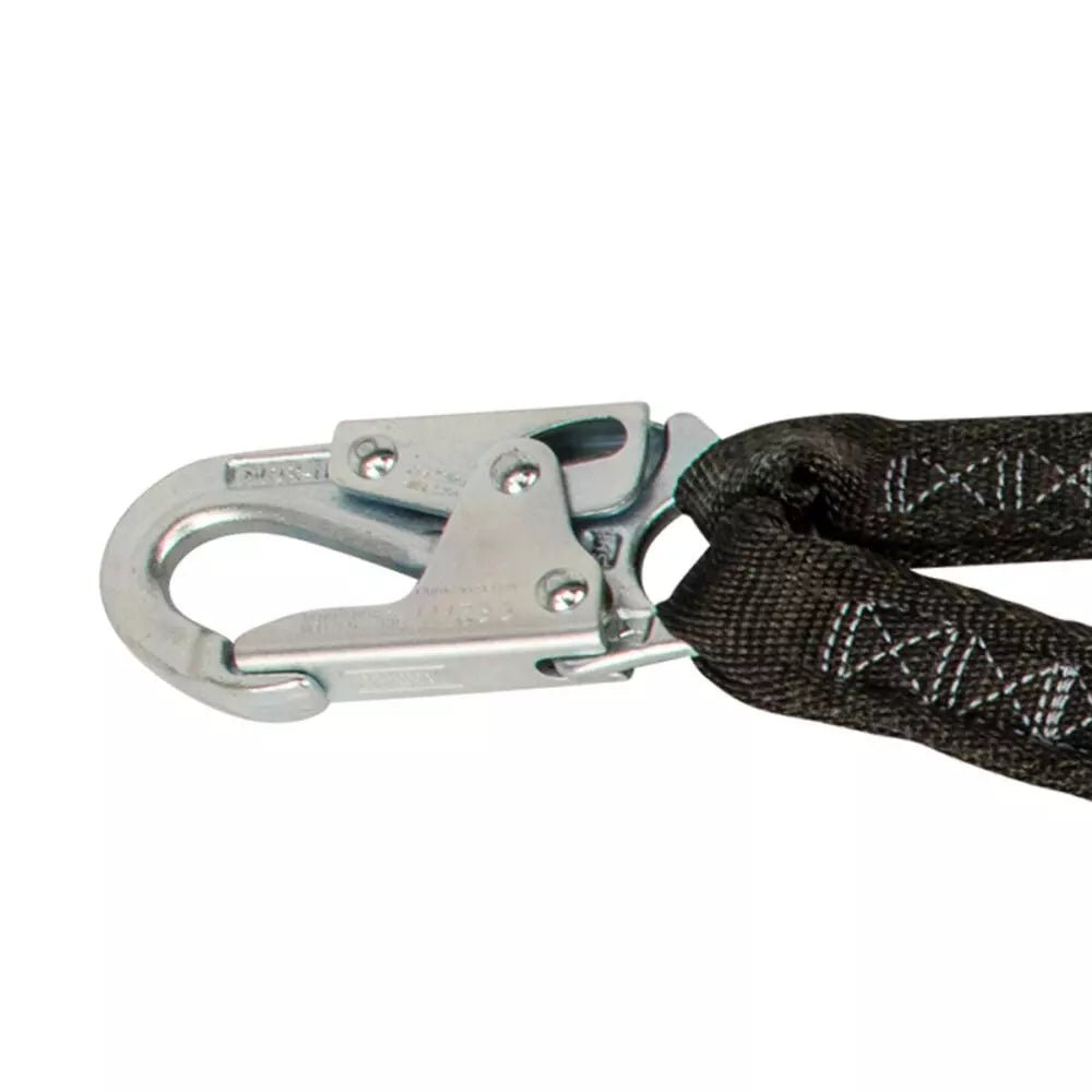Safewaze Twin Leg 6' Shock Absorbing Lanyard with Rebar Hooks - FS586 - J.L. Matthews Co., Inc.