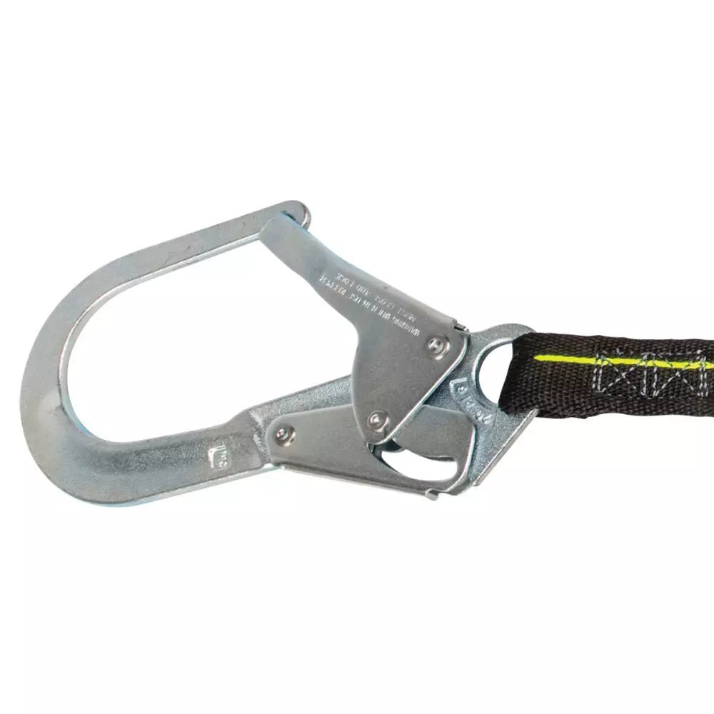 Safewaze Twin Leg 6' Shock Absorbing Lanyard with Rebar Hooks - FS586 - J.L. Matthews Co., Inc.