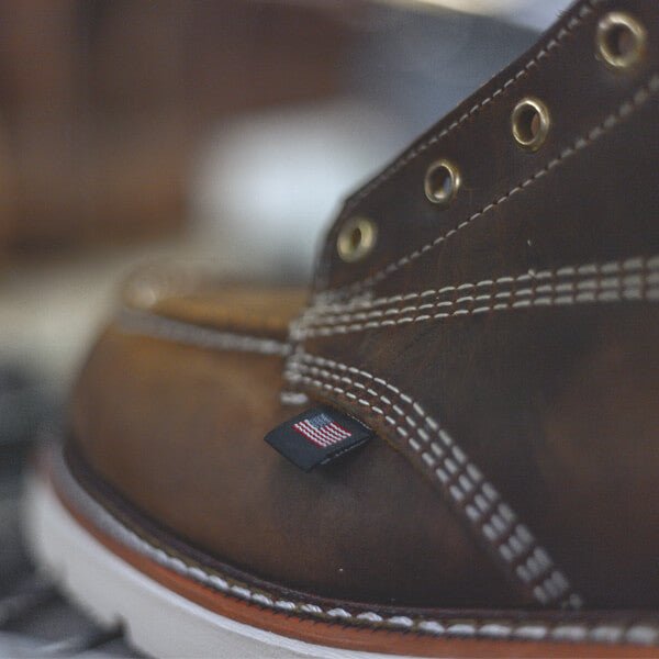 American Heritage – 8″ Trail Crazy Horse Safety Toe – Moc Toe MAXWear90™