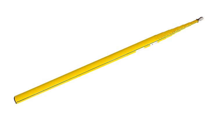 Utility Solutions 35' Blue Stripe Measuring Stick-USTS-035EM