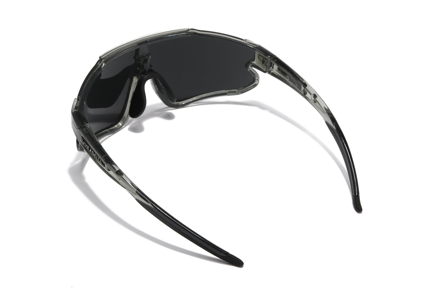 Wye Delta Transparent Grey Mirror Polarized Sunglasses